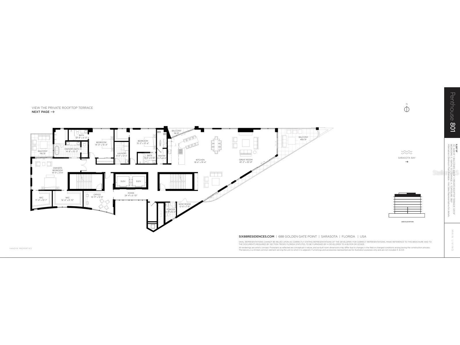688 Golden Gate Point #801 Sarasota FL 34236 A4694190 image9