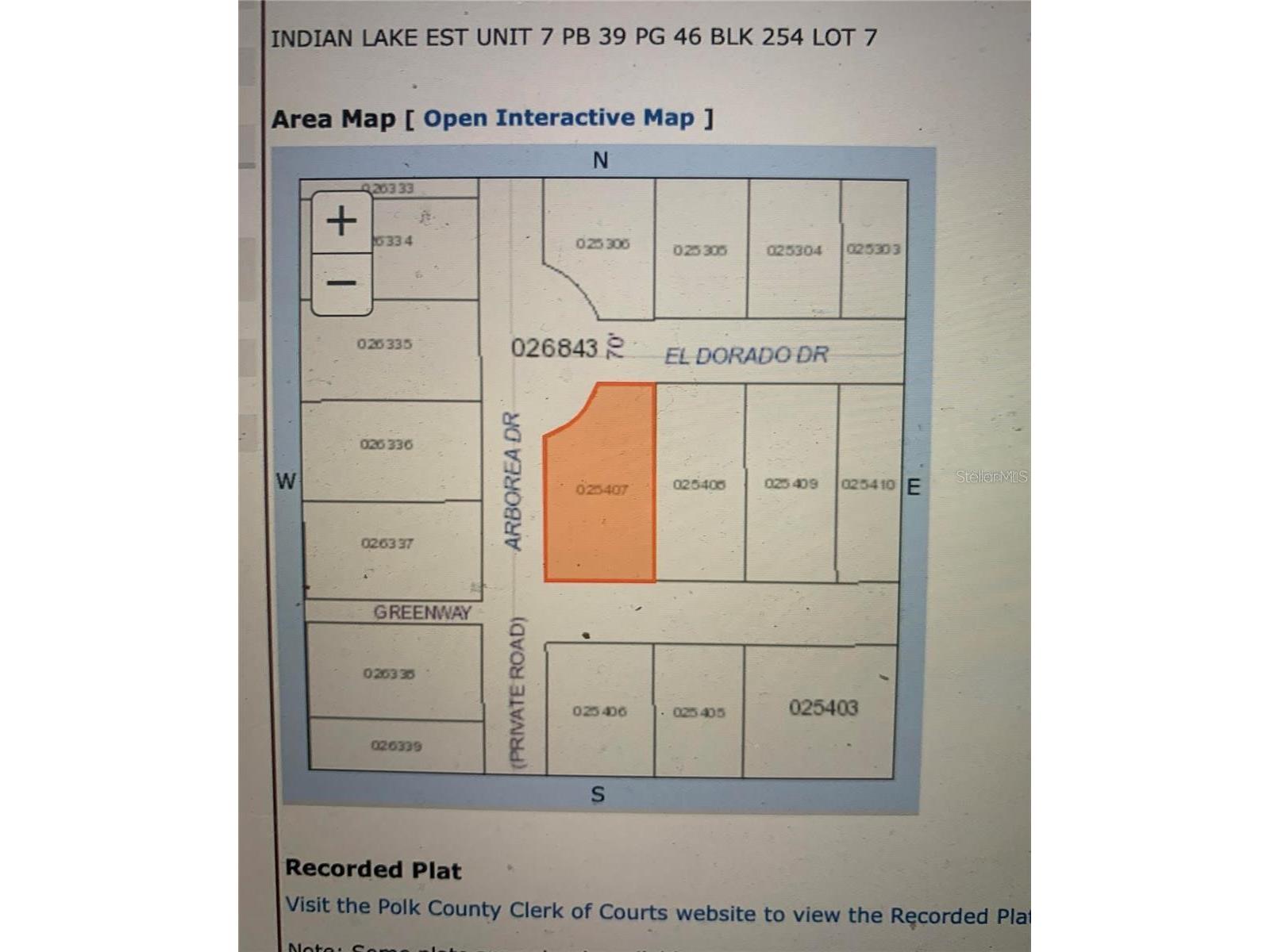 Blk 254 Lot 7 El Dorado Drive Indian Lake Estates FL 33855 - LAKE WALK IN WATER O6393383 image2