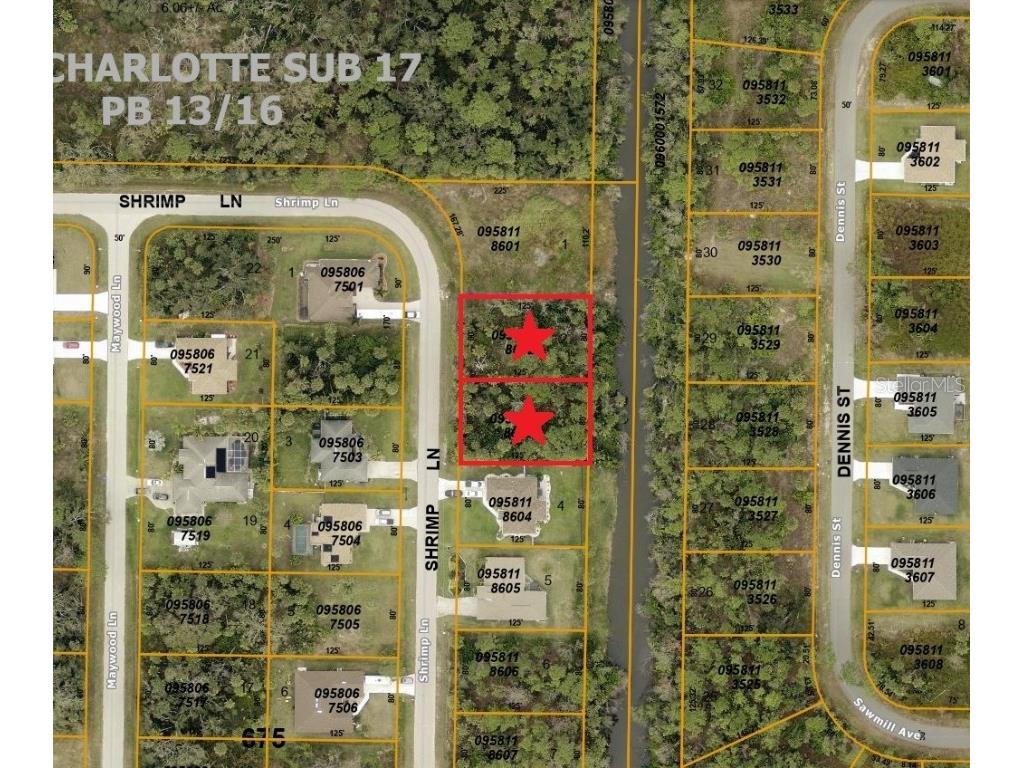 LOT 2 & 3 Shrimp Lane North Port FL 34286 - COSMIC WATERWAY C7495656 image1