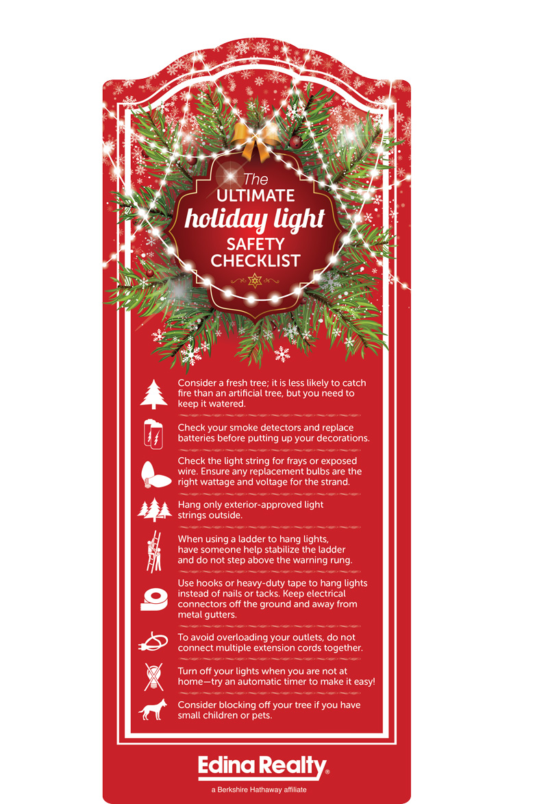 The ultimate holiday lights safety checklist [infographic] Edina Realty