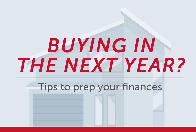 Preparing finances to buy a home