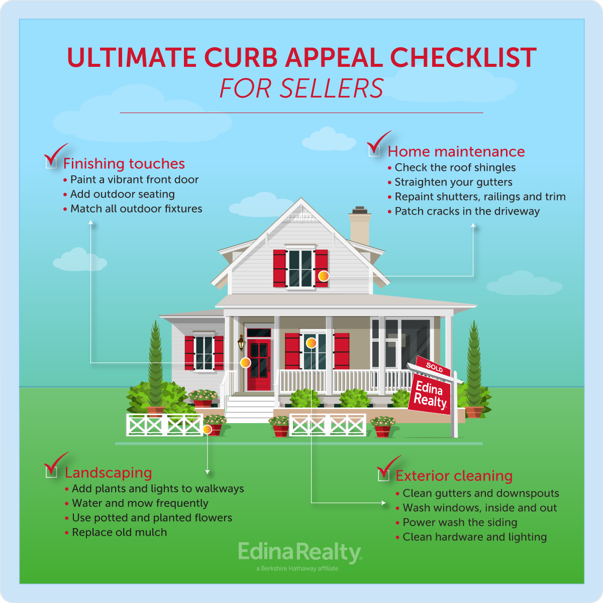 Curb appeal checklist for sellers | Edina Realty